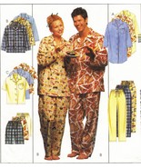 Adult Teens Boys Nightshirt Top Flannel Pants Shorts Pajamas PJS Sew Pat... - €8,61 EUR