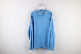 Vtg 90s Abercrombie &amp; Fitch Mens XL Spell Out Striped Long Sleeve T-Shirt USA - £34.89 GBP