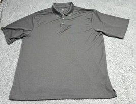 Wedge Golf Polo Shirt Mens Extra Large Gray Short Sleeve Polyester Colla... - $12.54