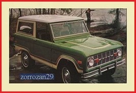 1975 FORD BRONCO RANGER VINTAGE COLOR POST CARD - USA - GREAT ORIGINAL !! - £6.77 GBP