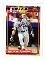 1992 Topps #388 Howard Johnson New York Mets - £1.59 GBP