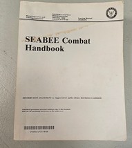 Seabee Combat Handbook Traman 1989 US Navy Military Tactical Weapons Sur... - $28.97