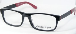 Claudio Lopez CLA5950 Col. 2 Black Eyeglasses Glasses Plastic Frame 55-18-145mm - £51.02 GBP