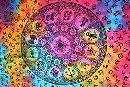 Traditional Jaipur Zodiac Sign, Horoscope Poster, Indian Cotton Poster, ... - £9.41 GBP