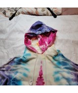 Vintage 1990s Hoodie T Shirt Tie Dye California Beach Surfer Tee Diamond... - £10.96 GBP