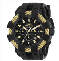 Invicta Bolt Men&#39;s Quartz 48MM Gold/Black - Model 23866 - £156.17 GBP