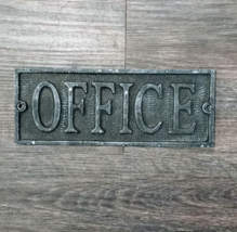 Office Wall Plaque - Office Wall Sign Industrial Farmhouse  - £13.66 GBP