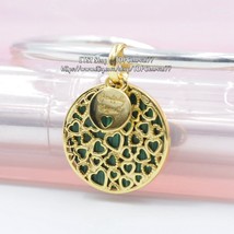 2019 Beautifully Different Collection Shine & Green Murano Glass Pendant Charm  - $18.60