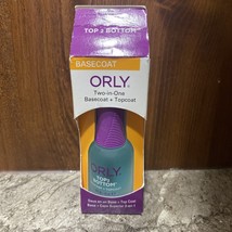 Orly Nail Base Coat Two In One Base coat + Top Coat, 0.6 Ounce New - $9.99