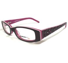 Marchon Kids Eyeglasses Frames SOPHIA 616 Dark Brown Pink Floral 43-15-125 - £36.59 GBP