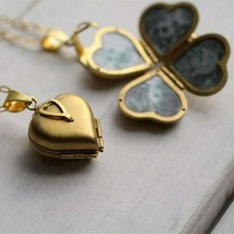 Solid Copper Openable Locket Multi-photo Necklace - £19.65 GBP