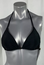 Women&#39;s Islander Mixer Triangle String Bikini Swim Top Black Size XS-NEW... - $9.78