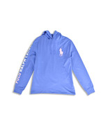 Polo Ralph Lauren Blue Pink Big Pony Light Sweater Hoodie, XL X-Large, 7... - £47.55 GBP
