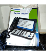 CAPTEL CAPTIONED TELEPHONE 2400iBT-NEW IN BOX-NOTHING HAS BEEN UNPACKED - $34.99