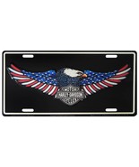 Harley Davidson American Eagle Embossed Metal Vanity Car License Plate A... - £8.68 GBP