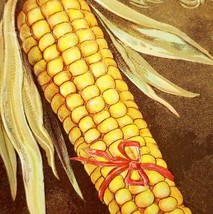 Thanksgiving Greetings 1900s Victorian Postcard Embossed Corn Gold PCBG6D - £31.80 GBP