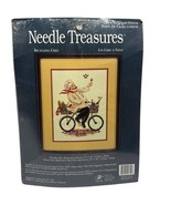 Needle Treasures Bicycling Chef Cross Stitch Kit 9&quot;x12&quot; 04715 Cotton Flo... - $19.20
