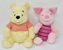Walt Disney World Piglet &amp; Squeaky Winnie the Pooh Plush Stuffed Animals - £23.18 GBP