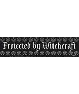 Protected By Witchcraft Bumper Sticker! - $22.87 MXN