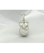 Ganesha God Diamond Stone 925 Silver Birthday Gift Pendant Necklace Jewelry - $54.45+