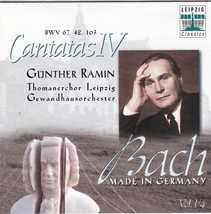 Thomanerchor Leipzig: Bach Cantatas IV Rare Recording German Import CD + BONUS! - £9.09 GBP