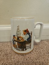 Norman Rockwell 1985 &quot;For a Good Boy&quot; Porcelain Tankard - £5.30 GBP