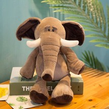 Forest Stuffed Animals - Elephant/Tiger/Monkey/Lion/Dog/Fox/Gorilla Plush Toys 2 - £16.00 GBP