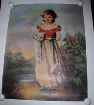 Jane Freeman Chums Lithograph No. 65 Print 1808 Vintage 1952 Litho U.S.A. 16X20 - $39.99