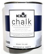 Kilz Chalk Style Paint Decorative For Upcycling Furniture Authentic Navy... - $38.14 CAD