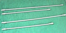 4 Piece Flexible Flexi 15 &amp; 20  Inch Long Socket Extension Bar 1/4&quot; &amp; 3/8&quot; Drive - £58.13 GBP