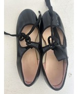 Capezio Girls Tap Shoes Black Size 12N Tele Tone Tap Patent - $17.58