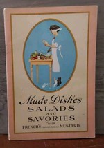 Frenchs Mustard Made Dishes Salads and Savories 1923 Cookbook Recipe Boo... - $14.00