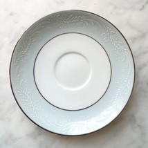 Vintage Noritake China Laureate Japan 5651 Saucer Blue White Floral Silver - €6,58 EUR
