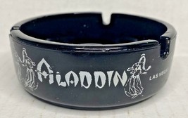 Aladdin Hotel Casino Las Vegas Black Ashtray PB187-5 - £6.38 GBP