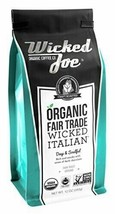 Wicked Joe Coffee Organic Packaged Ground Wicked Italian 12 oz. - £19.62 GBP