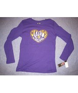 Minnesota Vikings t-shirt Tshirt t shirt MN Long Sleeve Woman&#39;s - $186.04 CAD