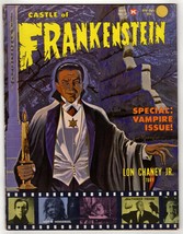 *Castle Of Frankenstein #4 (Oct &#39;64) Special Vampire Issue &amp; Lon Chaney Jr Story - £75.93 GBP