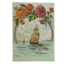 JERSEY COFFEE Advertising Victorian Trade Card Dayton Spice Mill Sailing... - £10.10 GBP