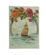 JERSEY COFFEE Advertising Victorian Trade Card Dayton Spice Mill Sailing... - $12.85
