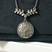 Quartz Necklace Tree Life -Quartz a Silver - Family Tree Necklac - £69.56 GBP