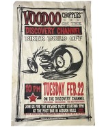 2005 Voodoo Choppers Poster Discovery Channel Watch Party Post Bar MI - $28.04