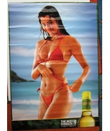 BAVARIA BEER LARGE POSTER THE BEST OF BRAZIL 27*19 INCH GORGEOUS FEMALE ... - €33,43 EUR