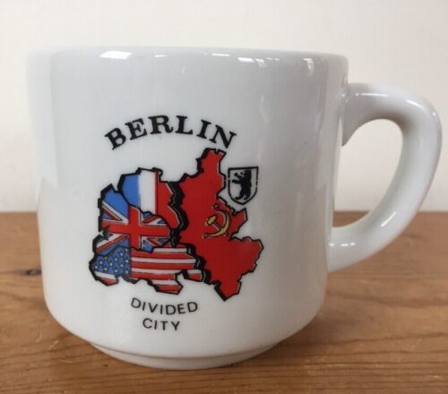 Primary image for Vintage Schedel Bavaria Berlin Germany Divided City Brandenburg Coffee Mug Cup