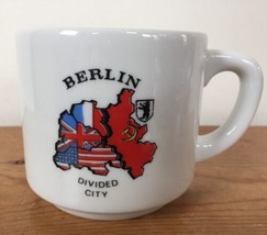 Vintage Schedel Bavaria Berlin Germany Divided City Brandenburg Coffee Mug Cup - $79.99