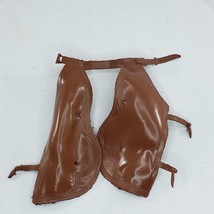 Vintage MARX Johnny West Chaps Brown Toy Replacement Part - $14.99
