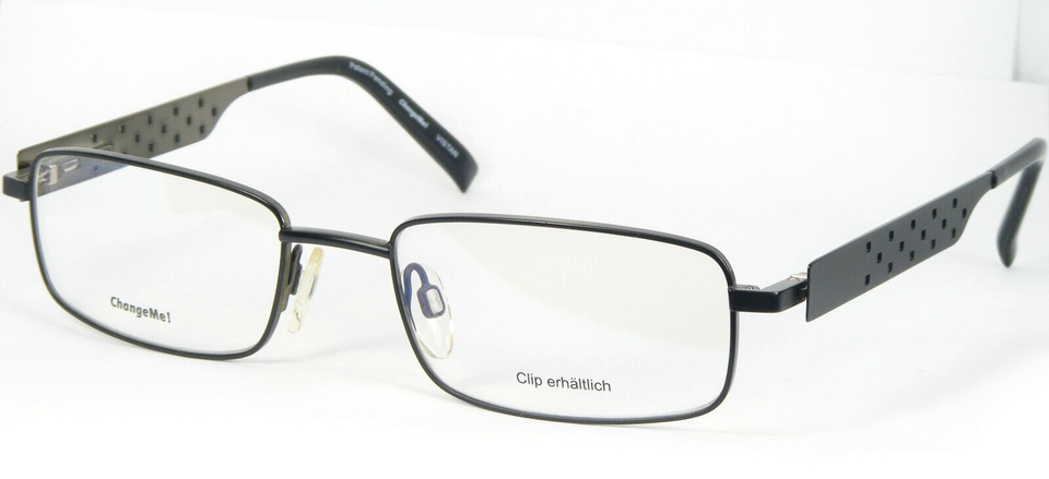 ChangeMe! VISTAN 1375-1 8107-4 BLACK /OLIVE GREEN EYEGLASSES GLASSES 52-... - $66.90