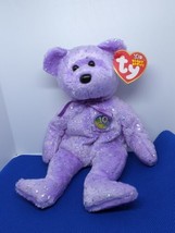 2003 TY Beanie Baby Original  Decade Bear 10 Yr Anniversary P.E. Pellets Bear  - £78.65 GBP