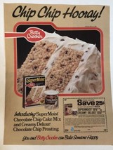 vintage Betty Crocker Chip Chip Hooray Advertisement 1982 - $6.92