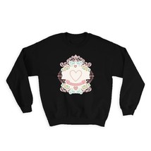 Love is Everything : Gift Sweatshirt Vintage Romantic Valentines Wife - £22.64 GBP