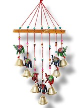 Decorative Showpiece Colored Elephant Bell  Door / Wall Hanging Home Décor Home - £18.65 GBP